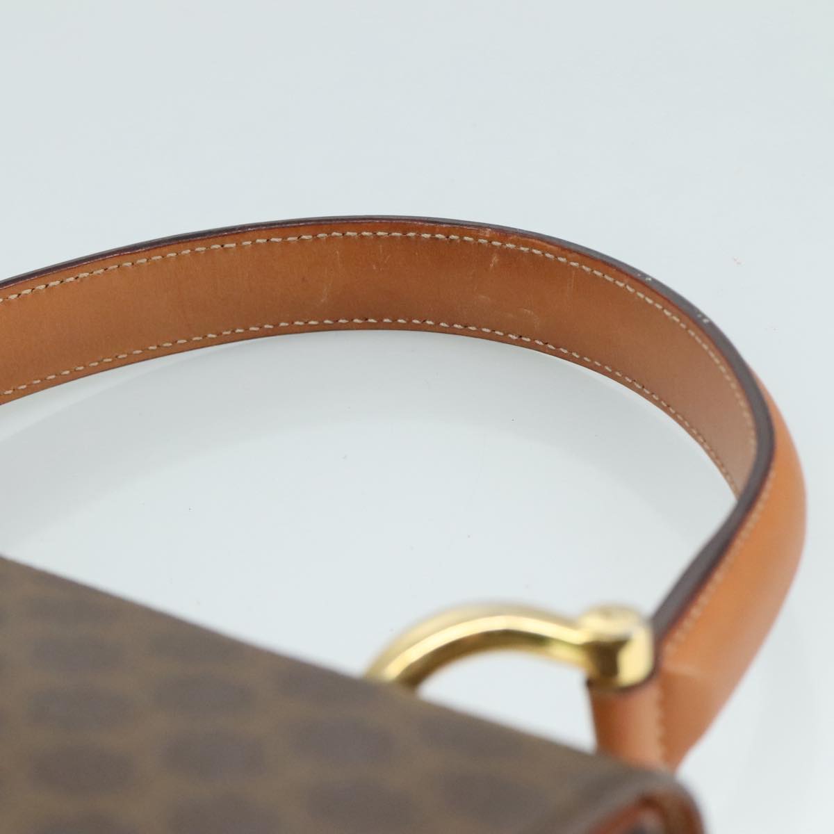 Céline Macadam Brown Canvas Handbag (Pre-Owned)