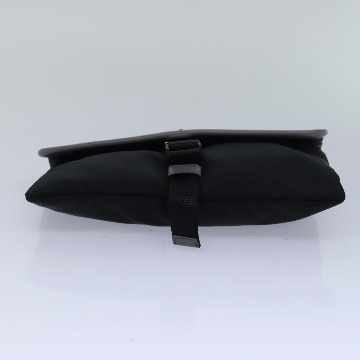 Prada Black Synthetic Clutch Bag (Pre-Owned)