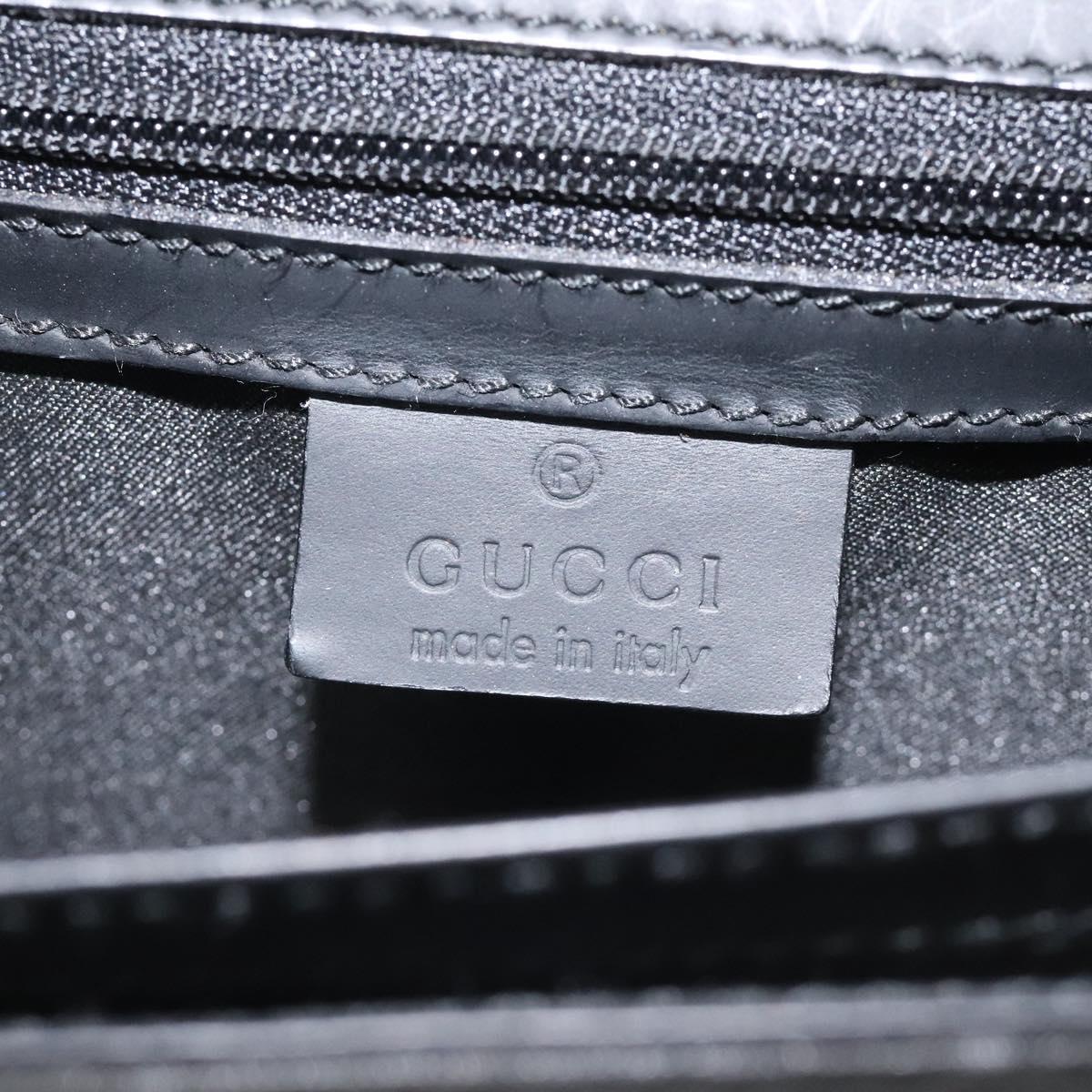 Gucci Gg Canvas Black Canvas Clutch Bag (Pre-Owned)