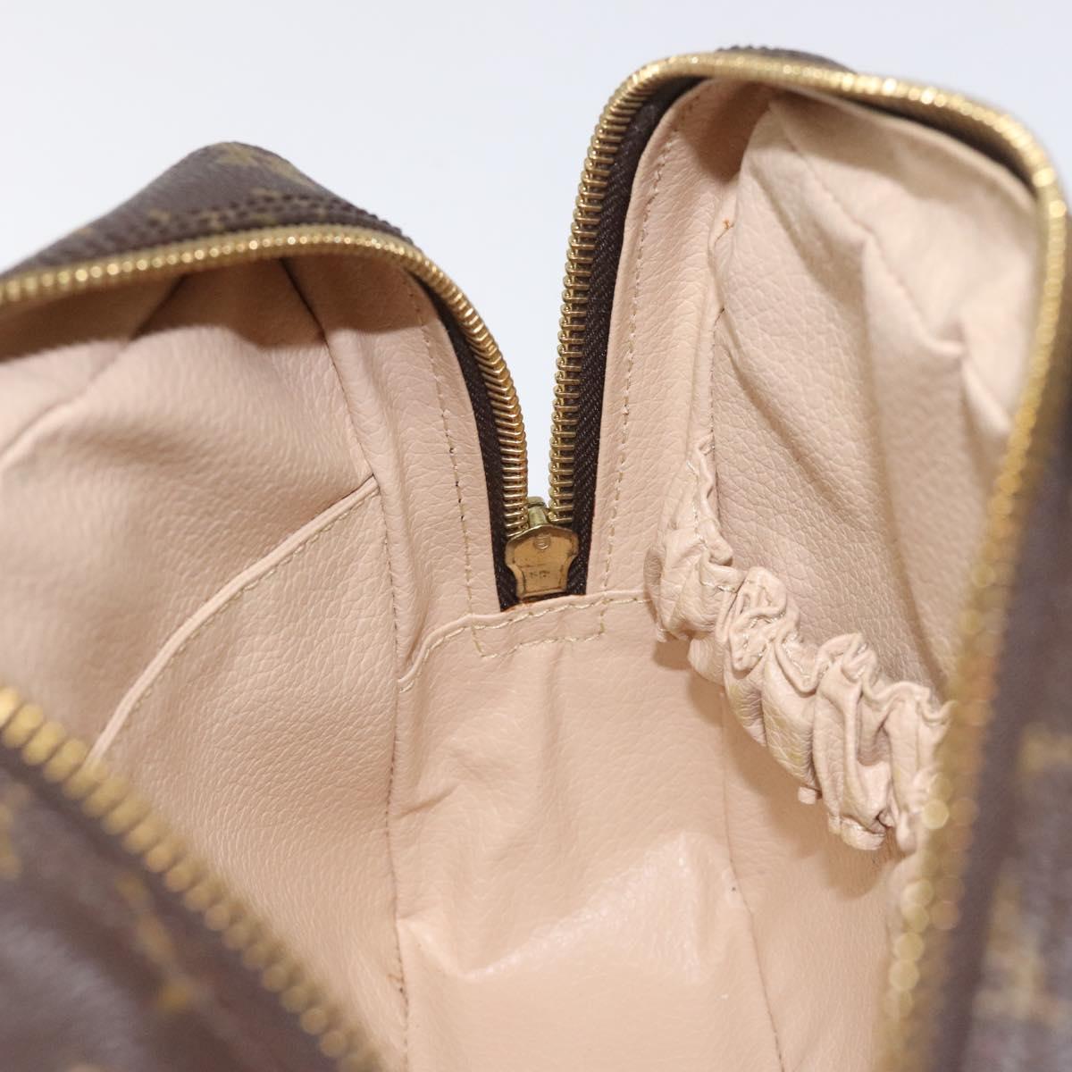Louis Vuitton Trousse De Toilette Brown Canvas Clutch Bag (Pre-Owned)