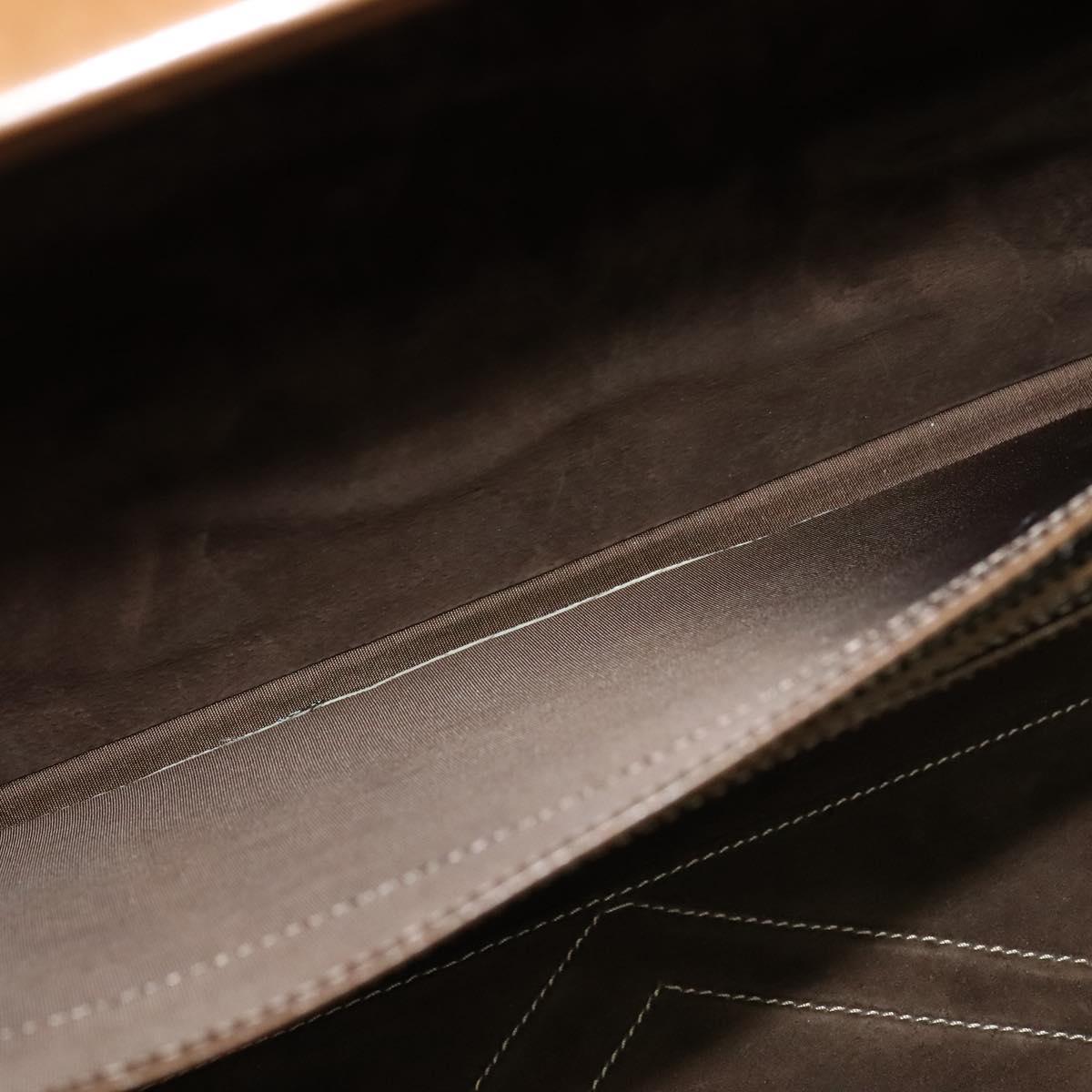 Loewe Anagram Beige Leather Briefcase Bag (Pre-Owned)