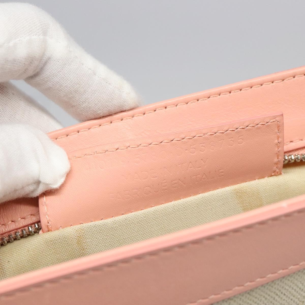 Balenciaga Navy Pouch Pink Canvas Clutch Bag (Pre-Owned)