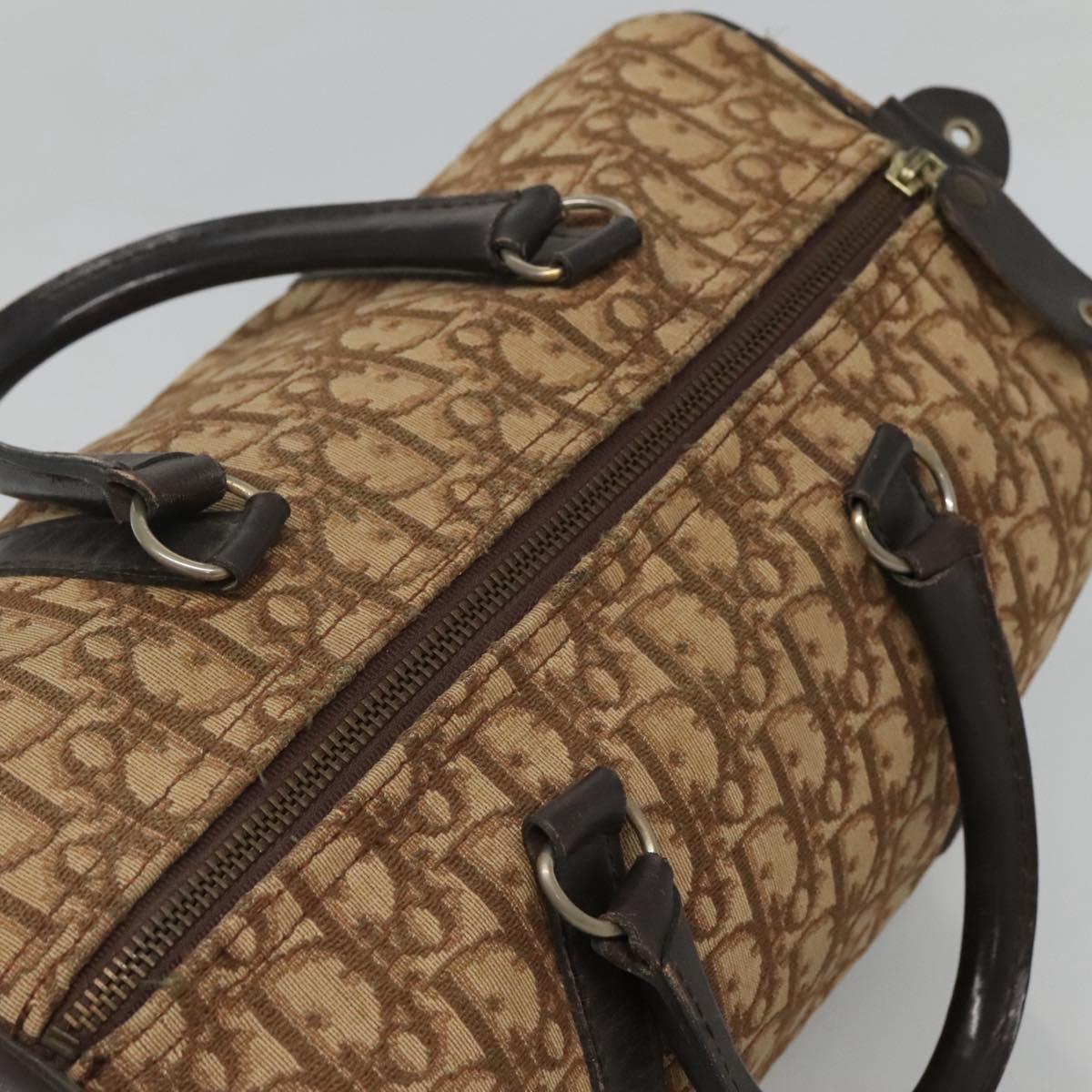 Dior Trotter Brown Canvas Travel Bag (Pre-Owned)