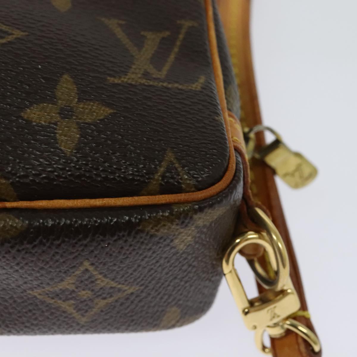 Louis Vuitton Wapity Brown Canvas Clutch Bag (Pre-Owned)