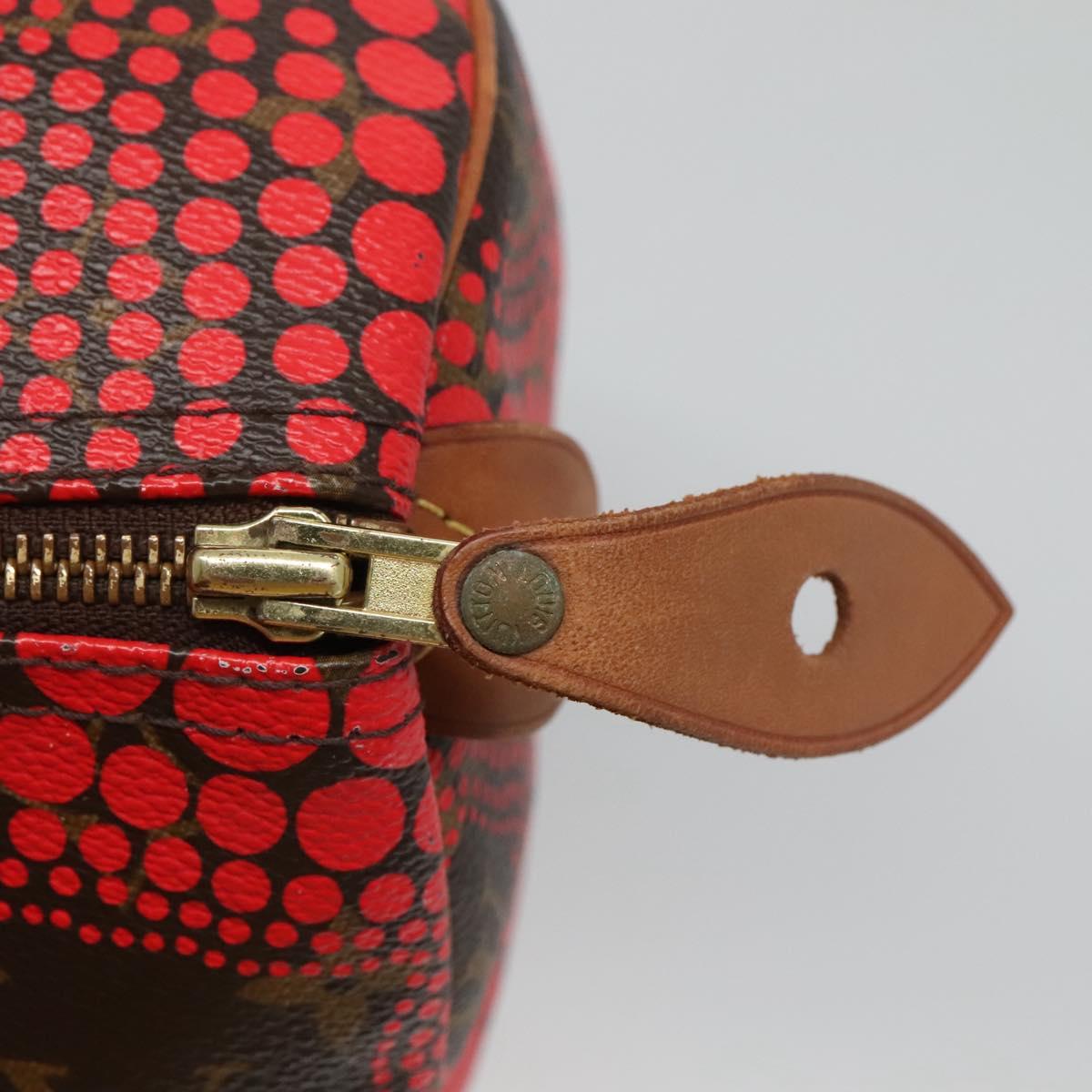 Louis Vuitton Speedy 30 Red Canvas Handbag (Pre-Owned)