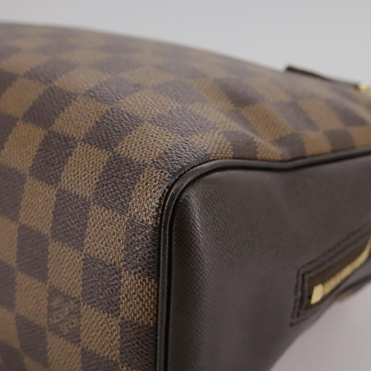 Louis Vuitton Triana Brown Canvas Handbag (Pre-Owned)