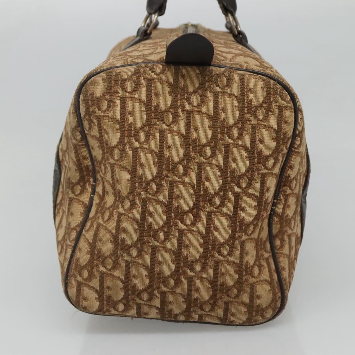 Dior Trotter Brown Canvas Travel Bag (Pre-Owned)