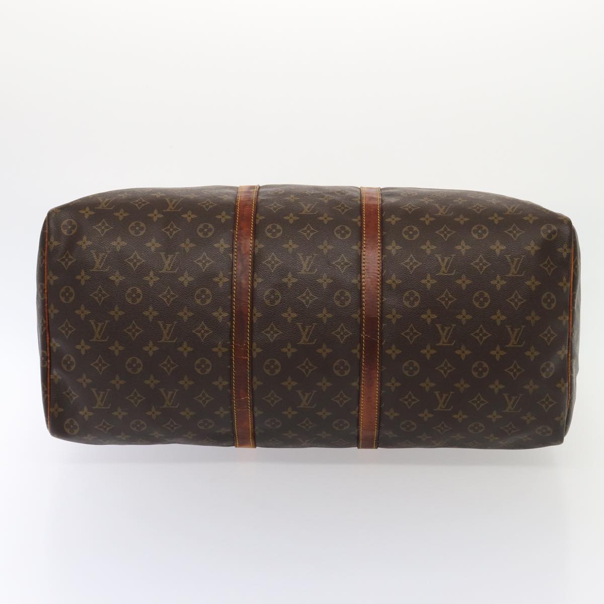 Louis Vuitton Keepall 60 Brown Canvas Travel Bag (Pre-Owned)