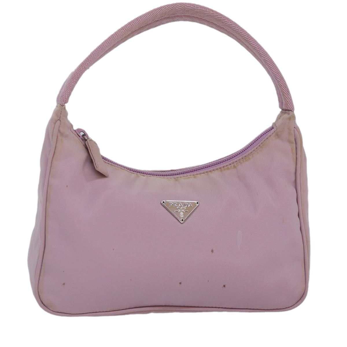 Prada Tessuto Pink Synthetic Handbag (Pre-Owned)