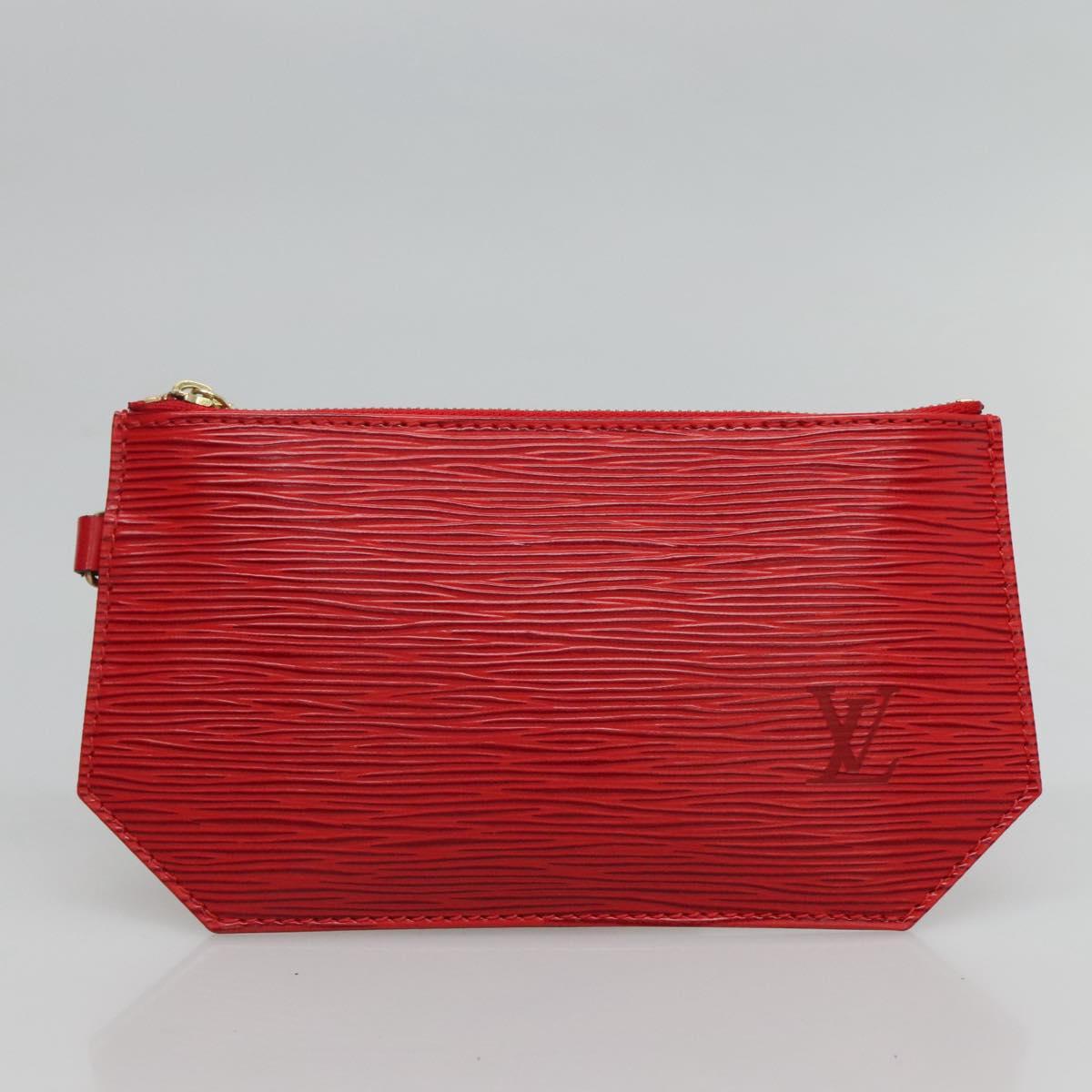 Louis Vuitton Sac D'épaule Red Leather Shoulder Bag (Pre-Owned)