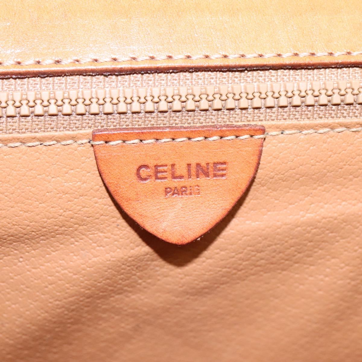 Céline Macadam Brown Canvas Shoulder Bag (Pre-Owned)