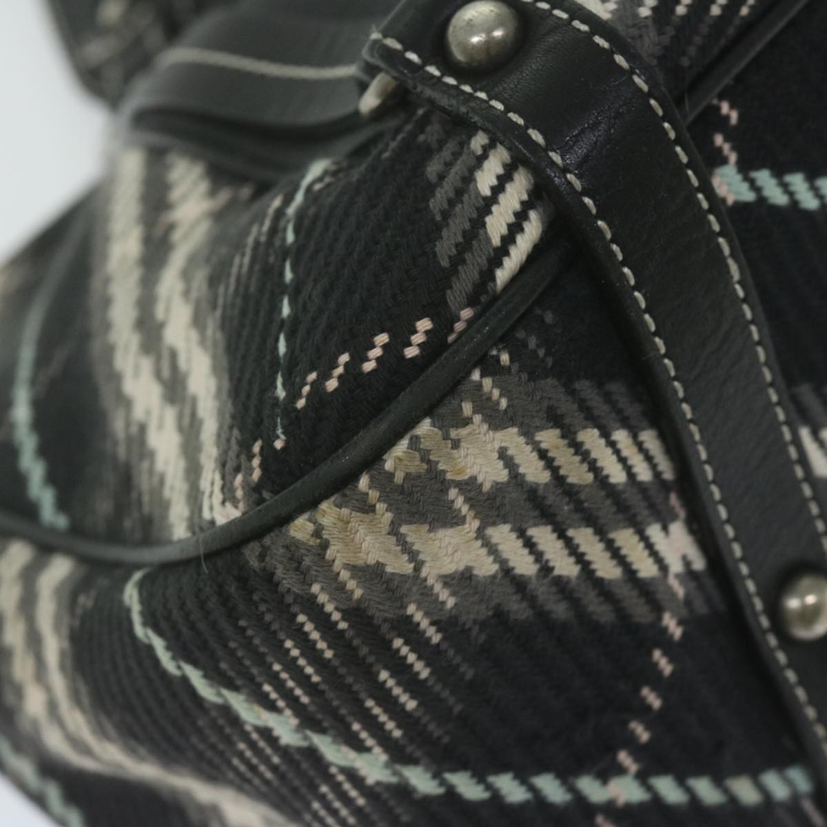 Burberry Black Canvas Tote Bag (Pre-Owned)