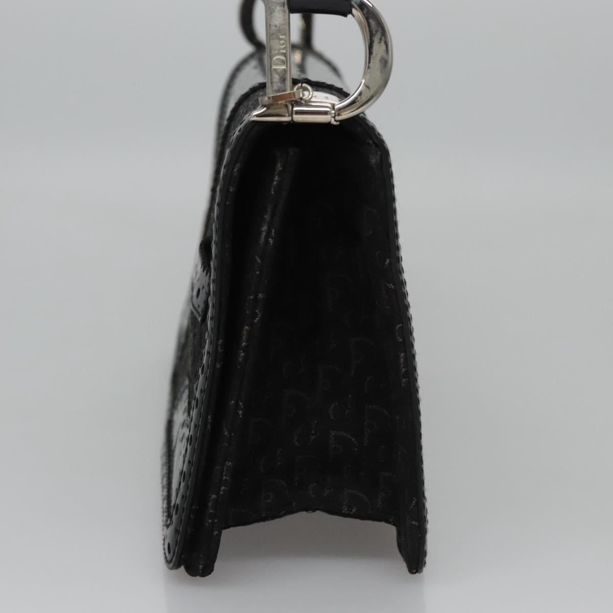 Dior Trotter Black Canvas Shoulder Bag (Pre-Owned)