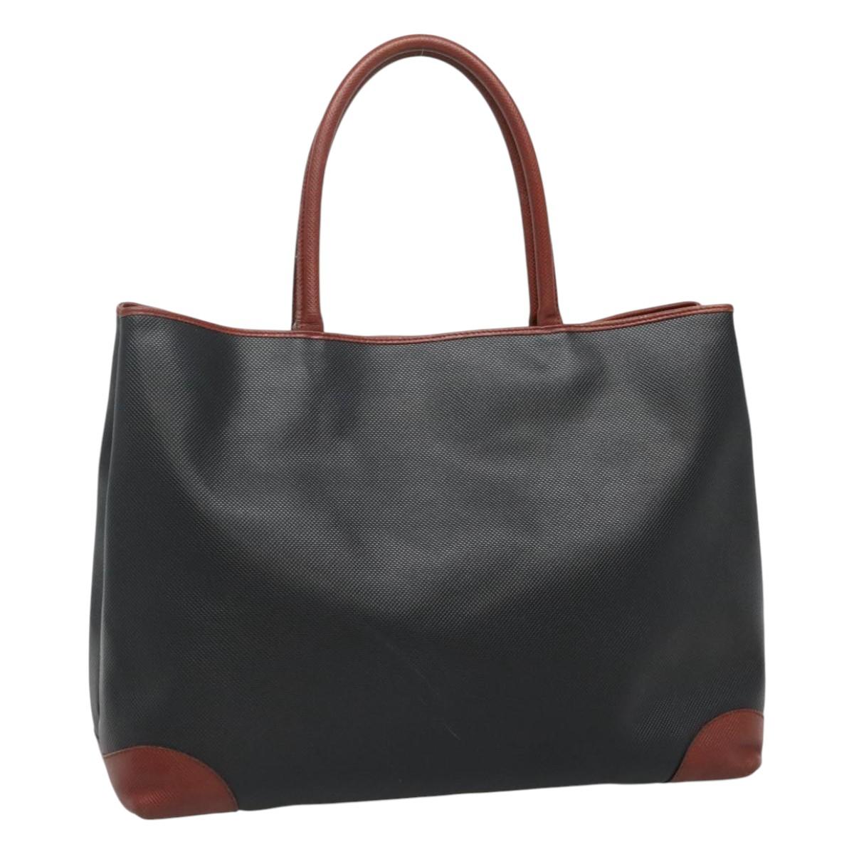 Bottega Veneta Black Canvas Tote Bag (Pre-Owned)