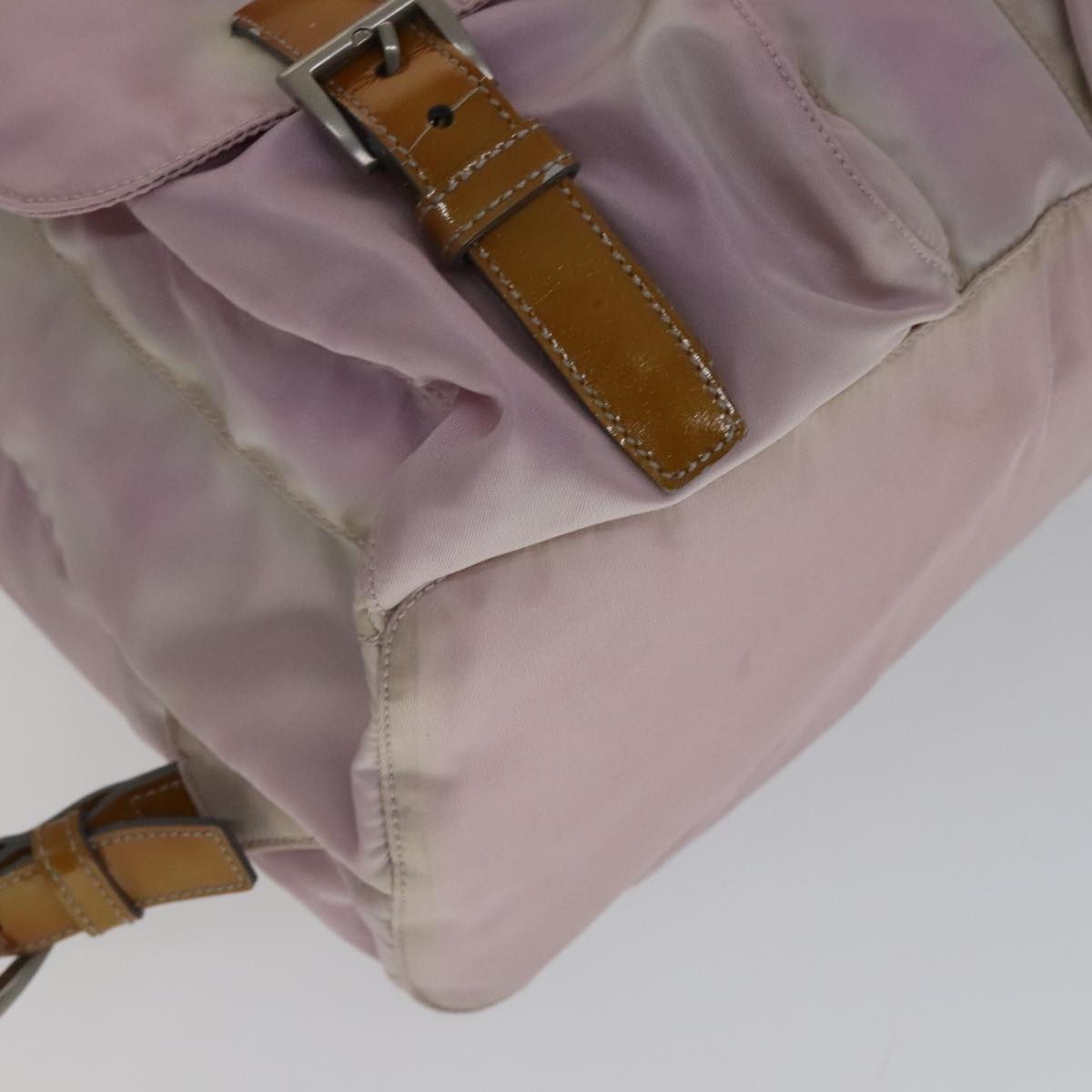 Prada Re-Nylon Pink Synthetic Backpack Bag (Pre-Owned)