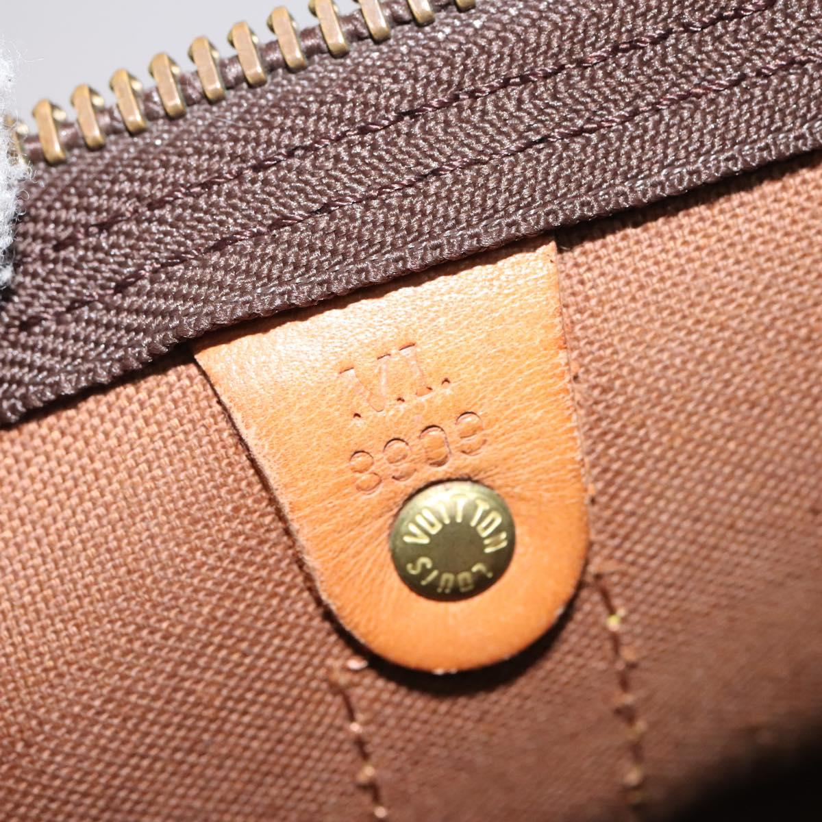Louis Vuitton Keepall Bandoulière 60 Brown Canvas Travel Bag (Pre-Owned)
