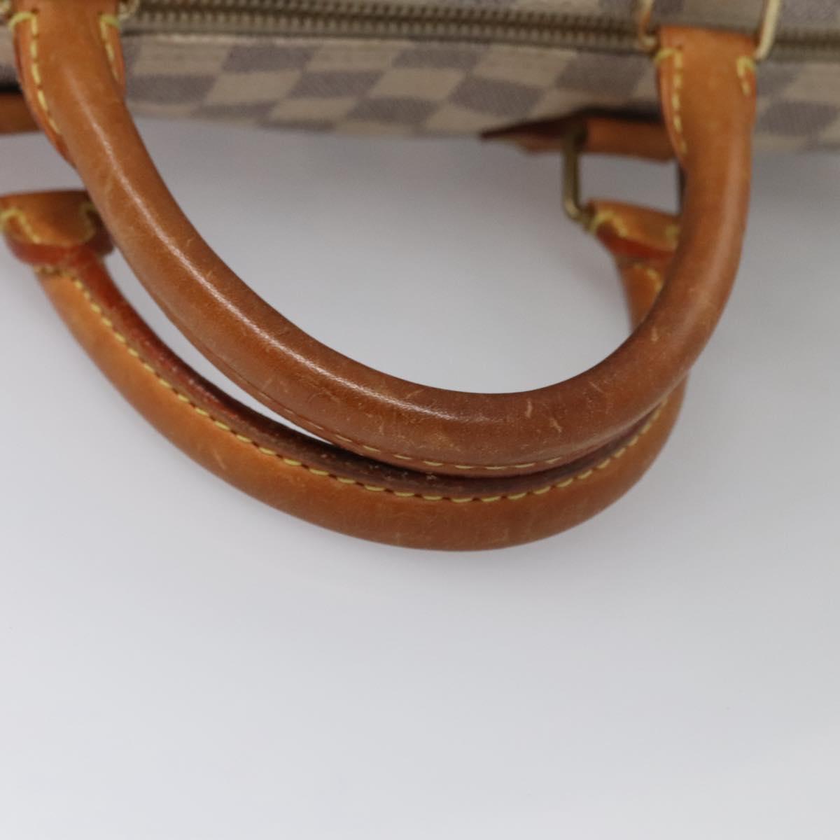 Louis Vuitton Speedy 30 White Canvas Handbag (Pre-Owned)
