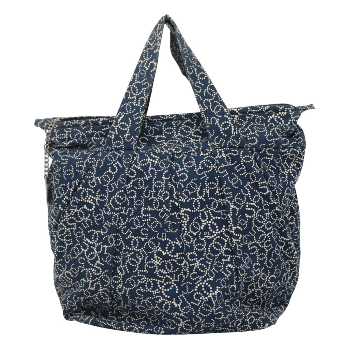 Chanel Navy Canvas Tote Bag (Pre-Owned)