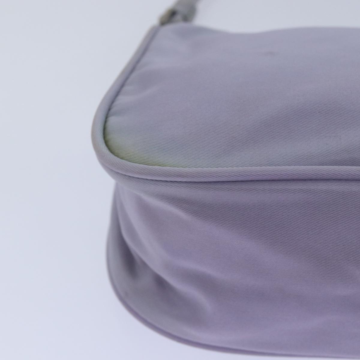 Prada Tessuto Purple Leather Clutch Bag (Pre-Owned)