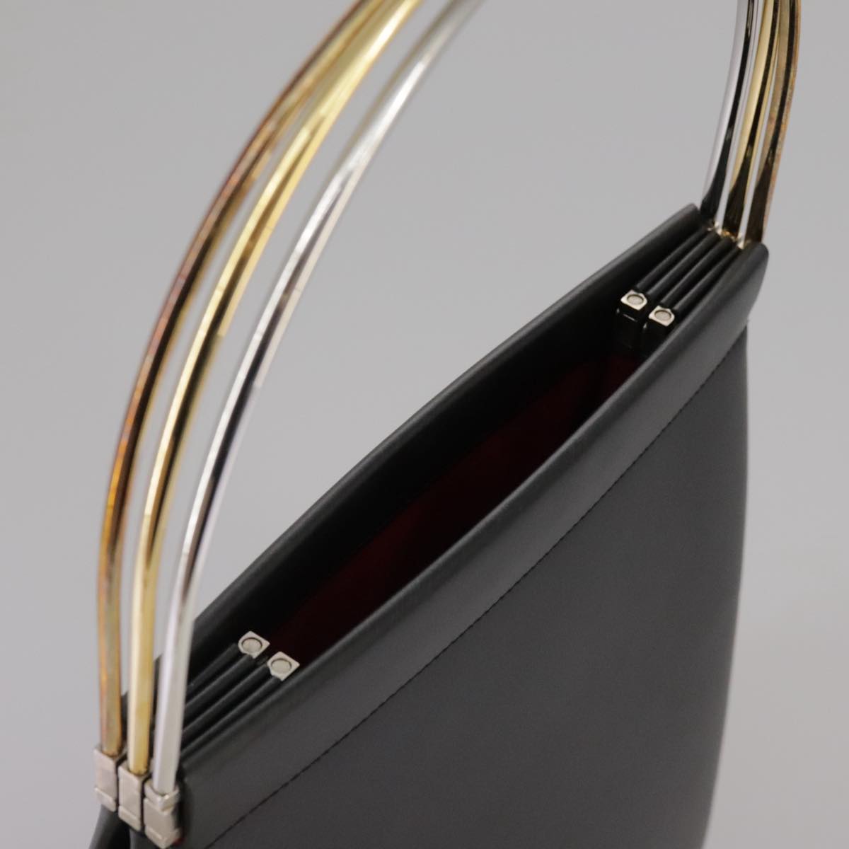 Cartier Trinity Black Leather Handbag (Pre-Owned)