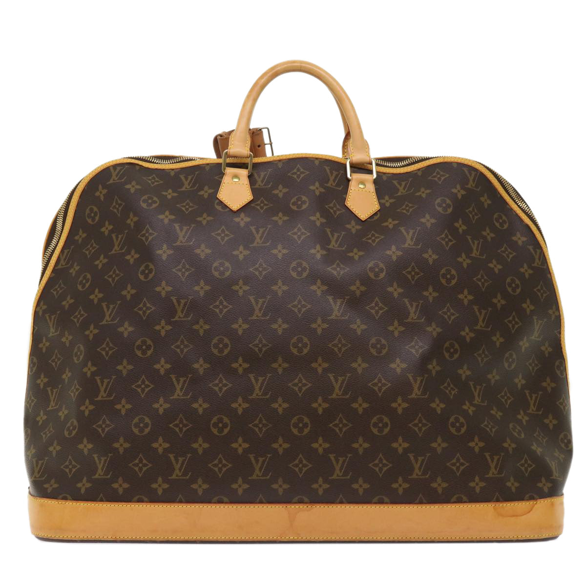 Louis Vuitton Alma Brown Canvas Travel Bag (Pre-Owned)