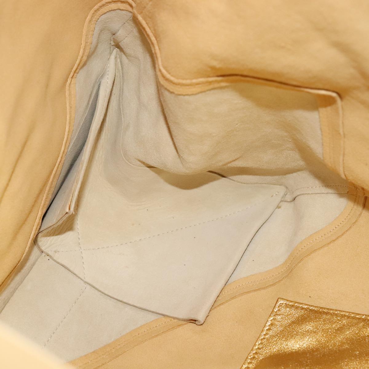 Céline Cabas Beige Leather Tote Bag (Pre-Owned)