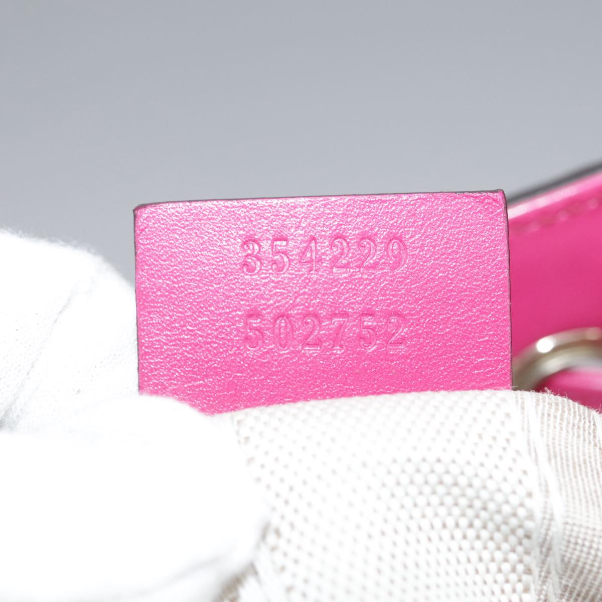 Gucci Diamante Pink Leather Shoulder Bag (Pre-Owned)