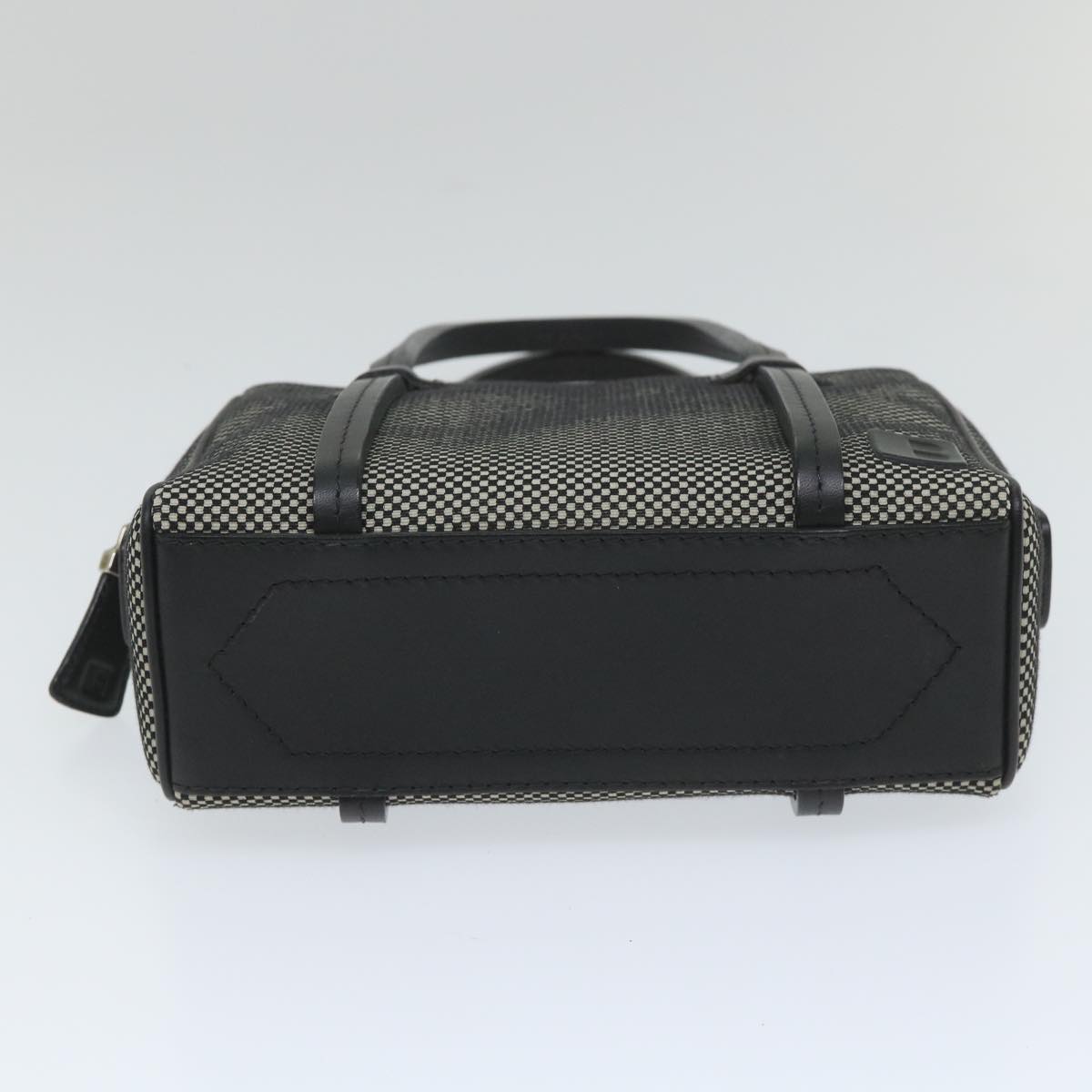 Bally Grey Canvas Handbag (Pre-Owned)