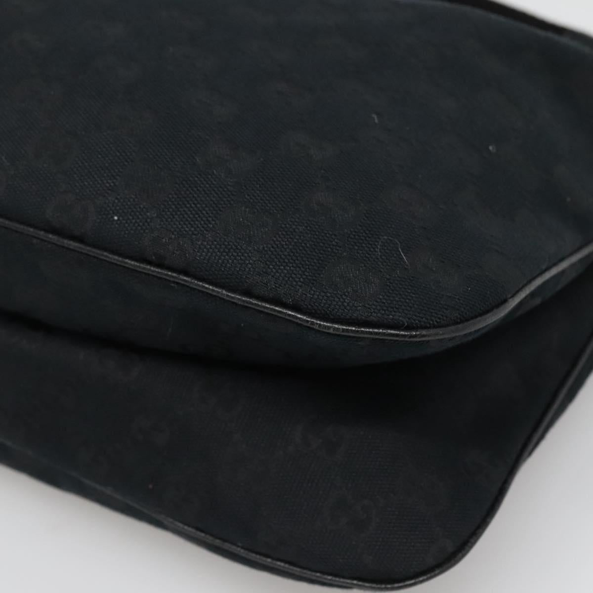 Gucci Gg Canvas Black Canvas Clutch Bag (Pre-Owned)