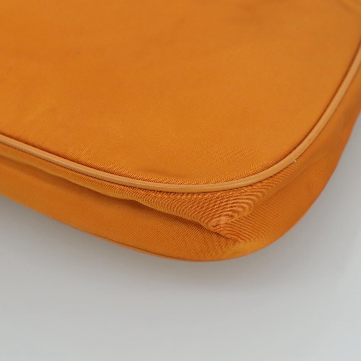 Prada Tessuto Orange Synthetic Shoulder Bag (Pre-Owned)