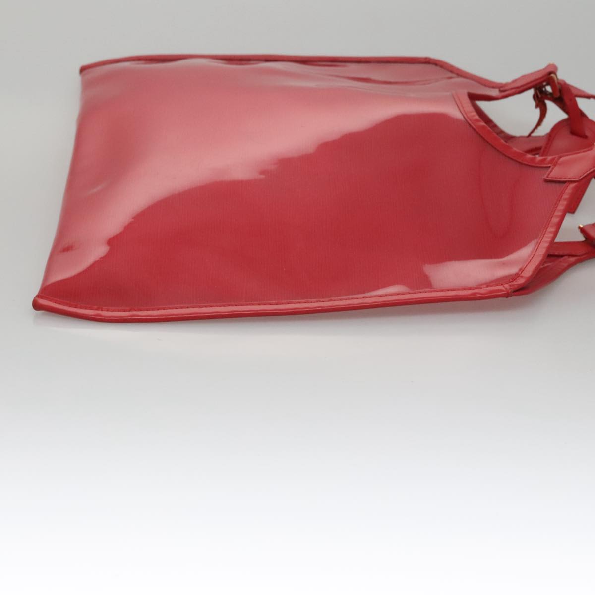 Louis Vuitton Plage Baia Red Vinyl Handbag (Pre-Owned)