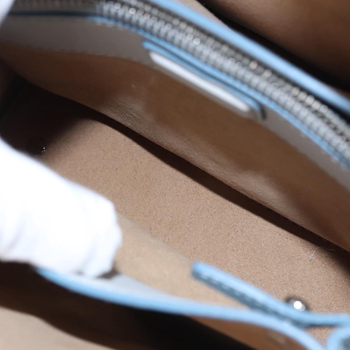 MCM Milla Blue Leather Handbag (Pre-Owned)