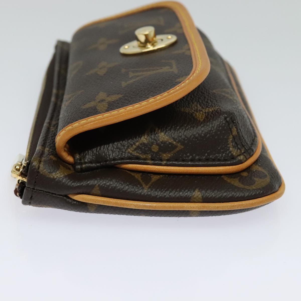 Louis Vuitton Tikal Brown Canvas Clutch Bag (Pre-Owned)