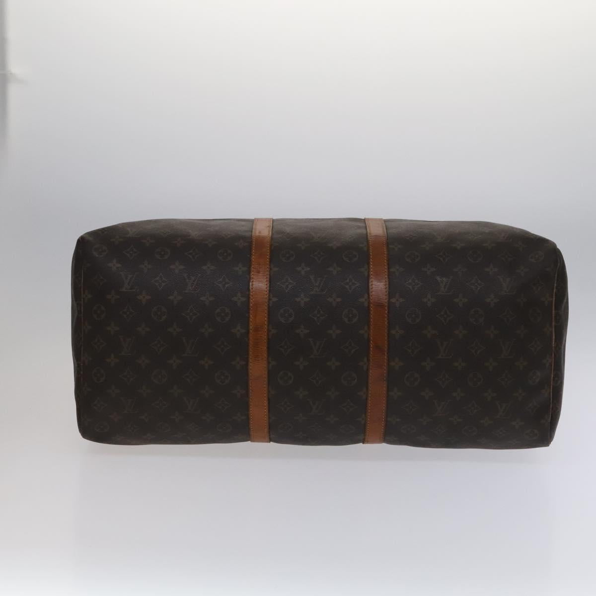 Louis Vuitton Keepall 60 Brown Canvas Travel Bag (Pre-Owned)