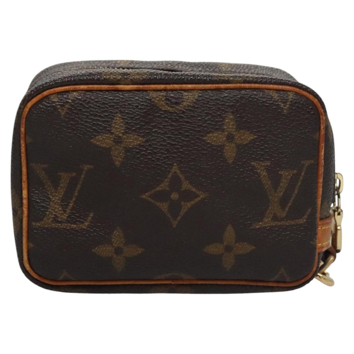 Louis Vuitton Wapiti Brown Canvas Clutch Bag (Pre-Owned)