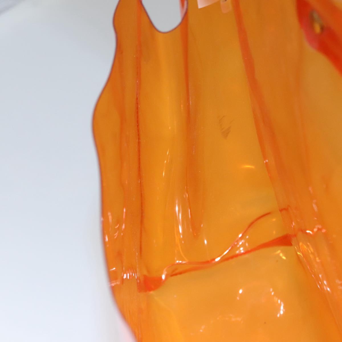 Hermès Orange Vinyl Handbag (Pre-Owned)