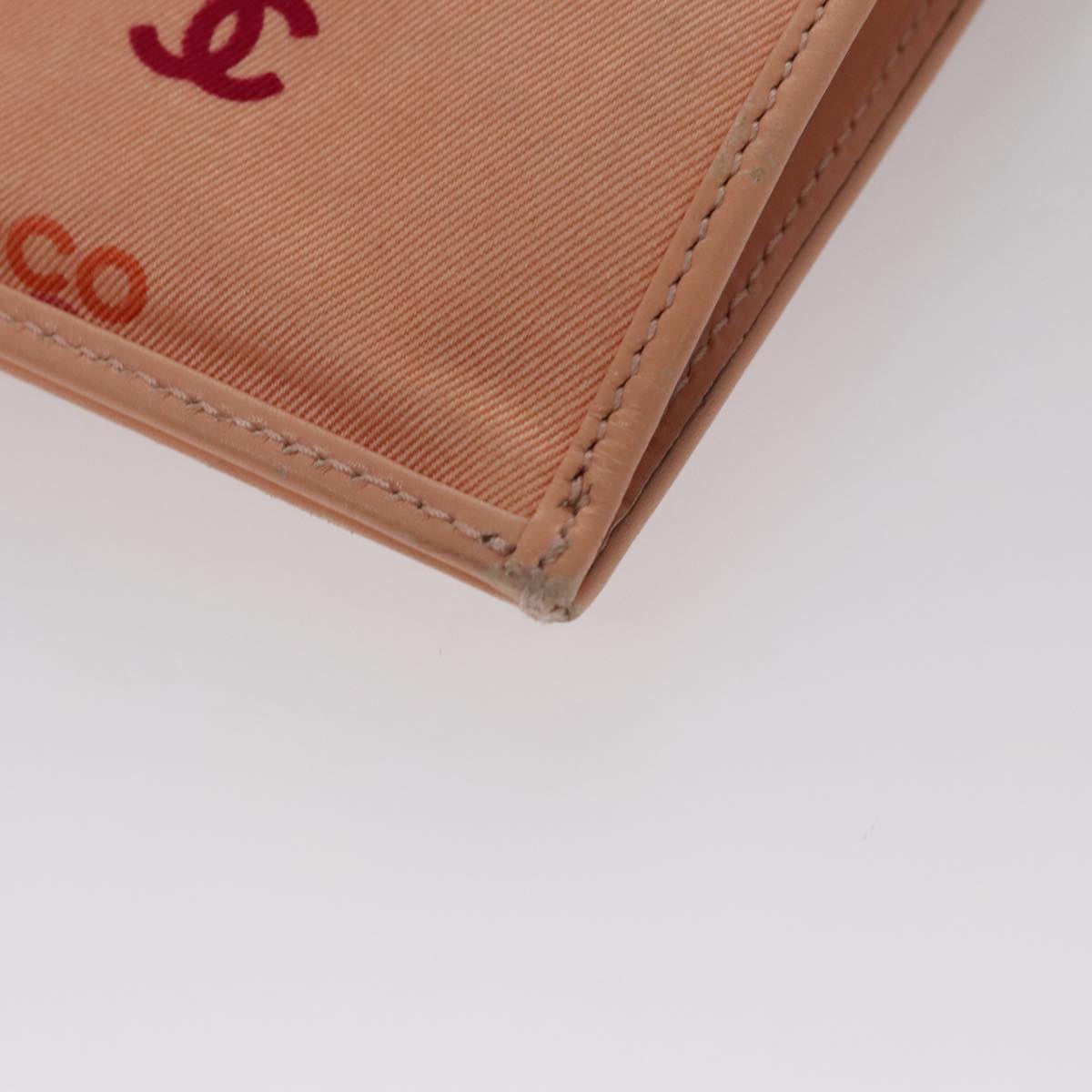 Chanel Coco Mark Pink Canvas Tote Bag (Pre-Owned)