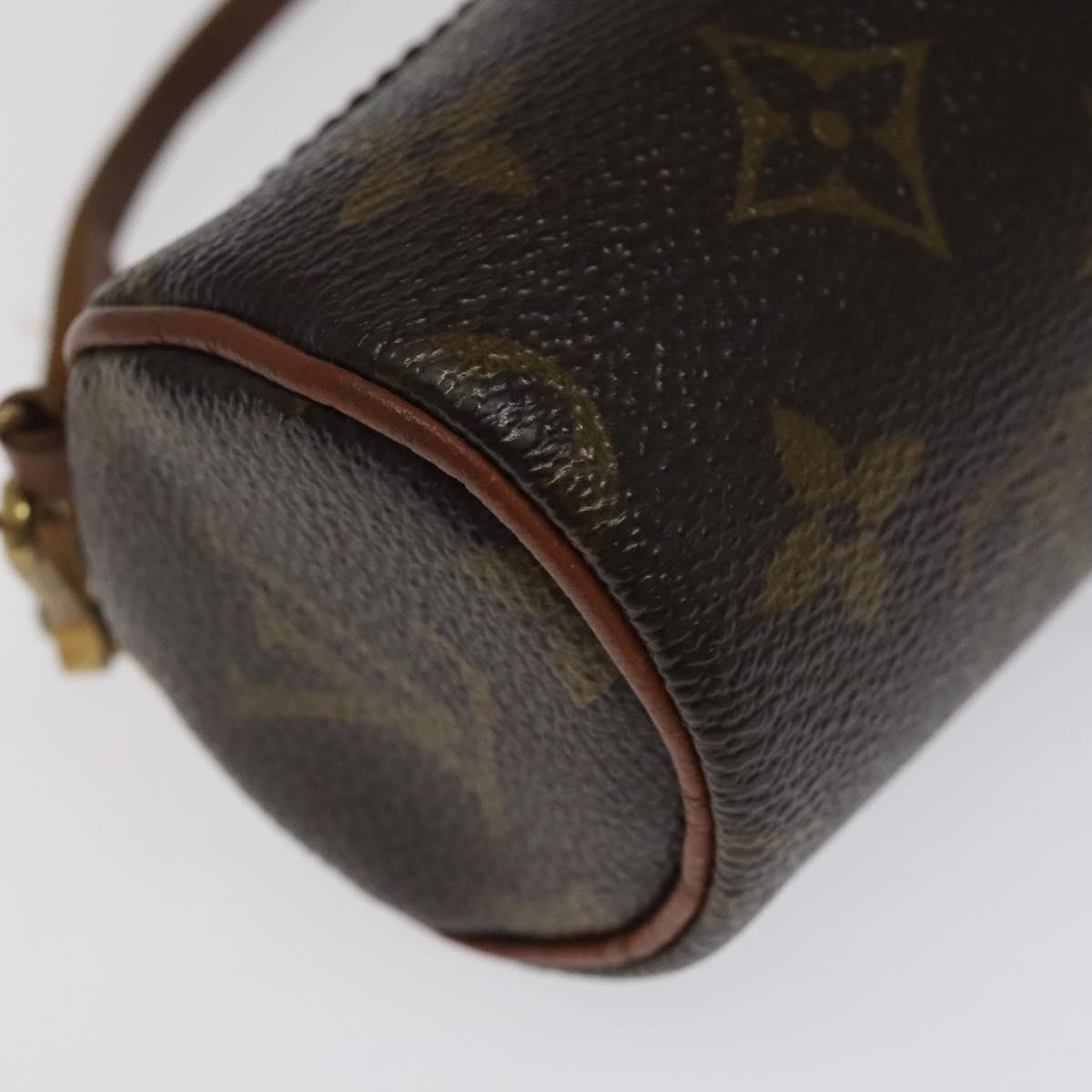 Louis Vuitton Mini Baby Papillon Brown Canvas Clutch Bag (Pre-Owned)
