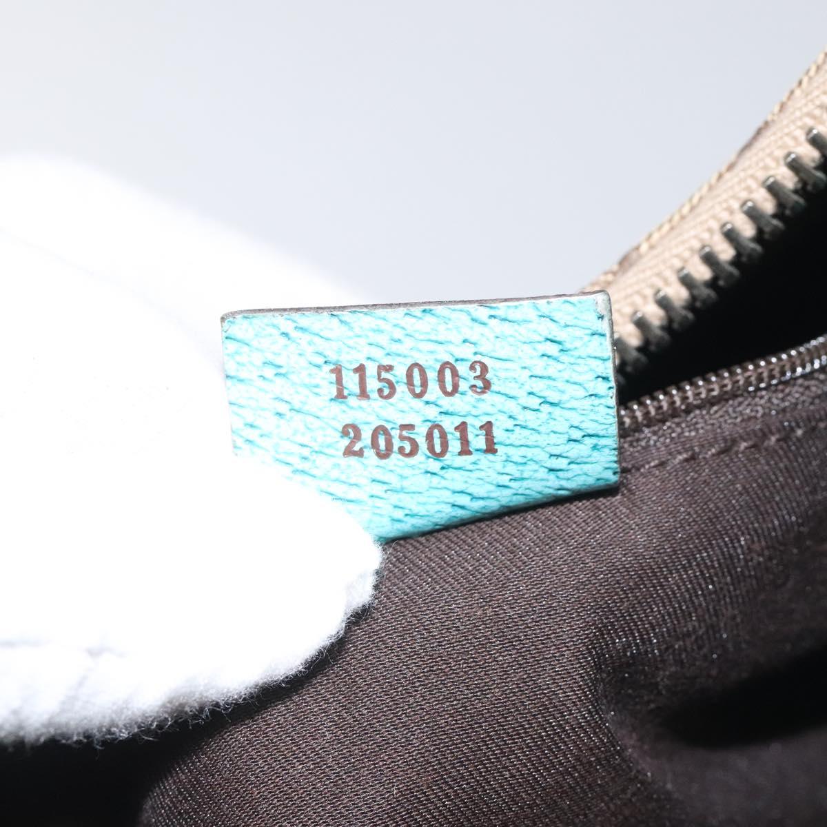 Gucci Beige Canvas Shoulder Bag (Pre-Owned)