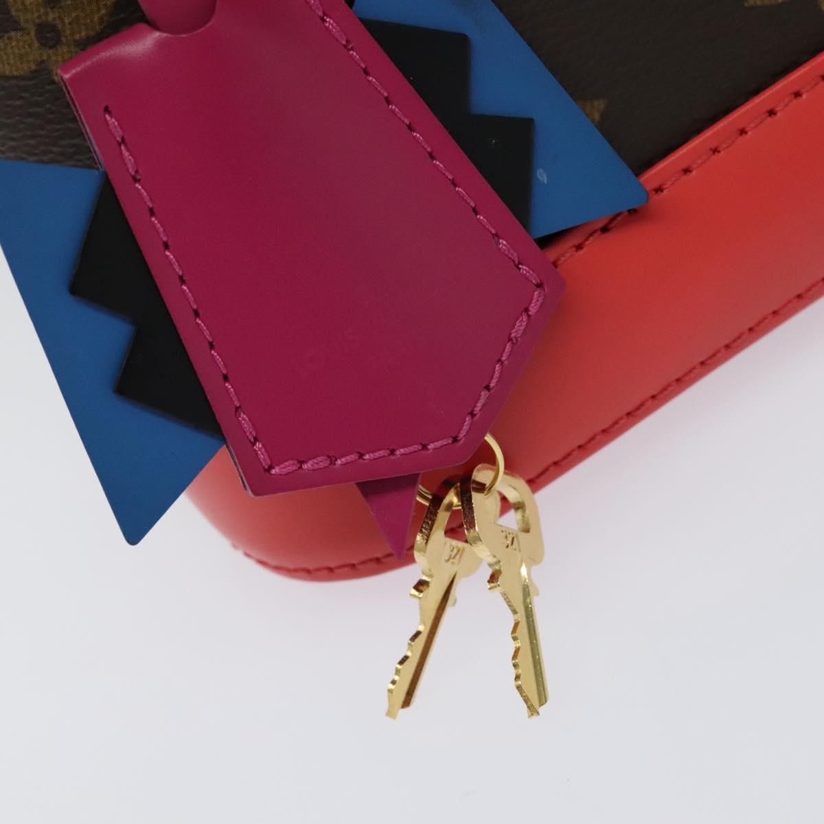 Louis Vuitton Alma Bb Red Canvas Handbag (Pre-Owned)
