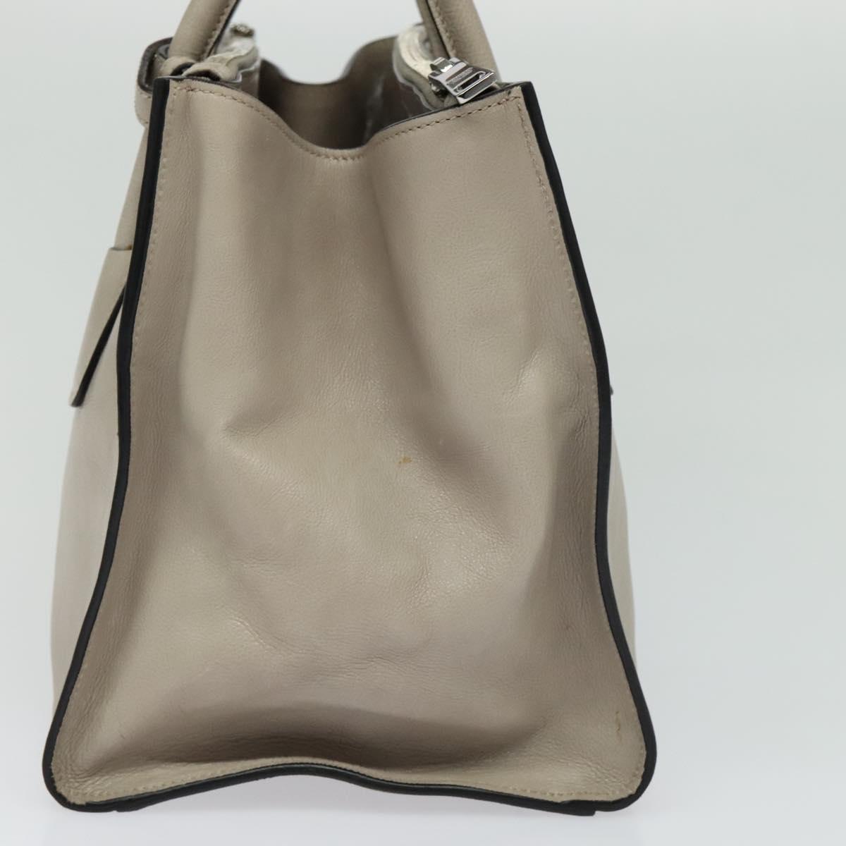Prada Galleria Beige Leather Handbag (Pre-Owned)