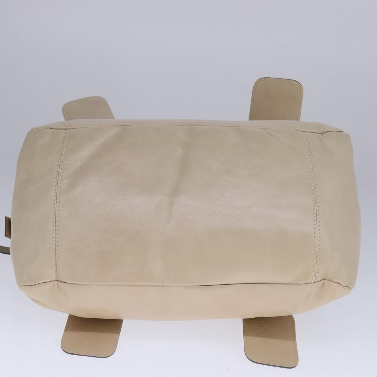 Chloé Bay Beige Leather Handbag (Pre-Owned)