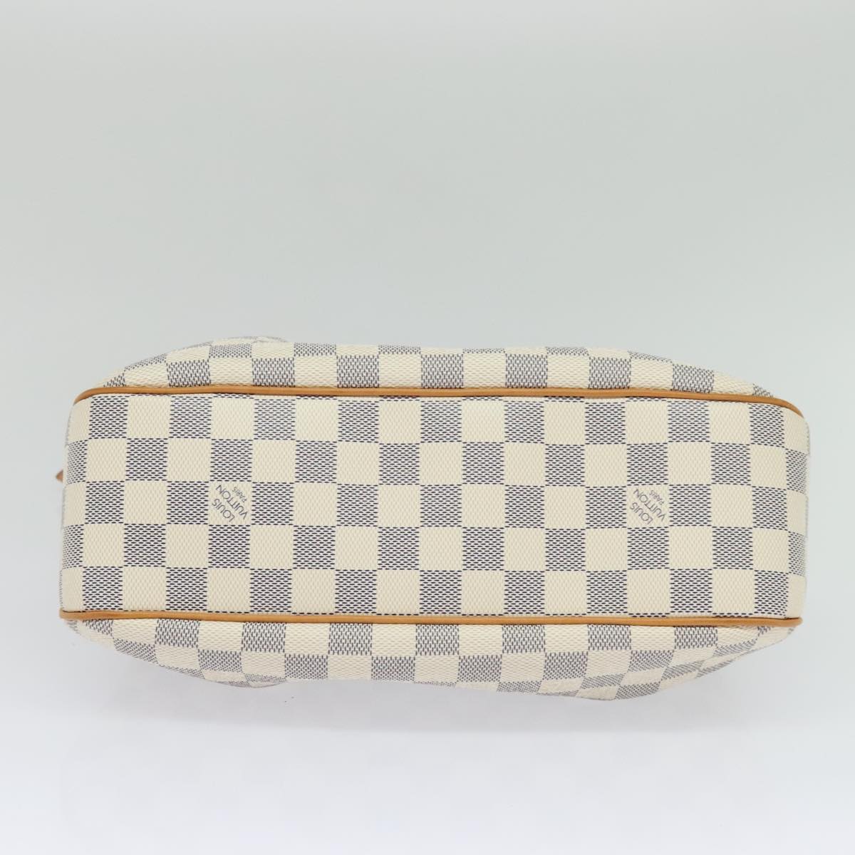 Louis Vuitton Siracusa Beige Canvas Shoulder Bag (Pre-Owned)