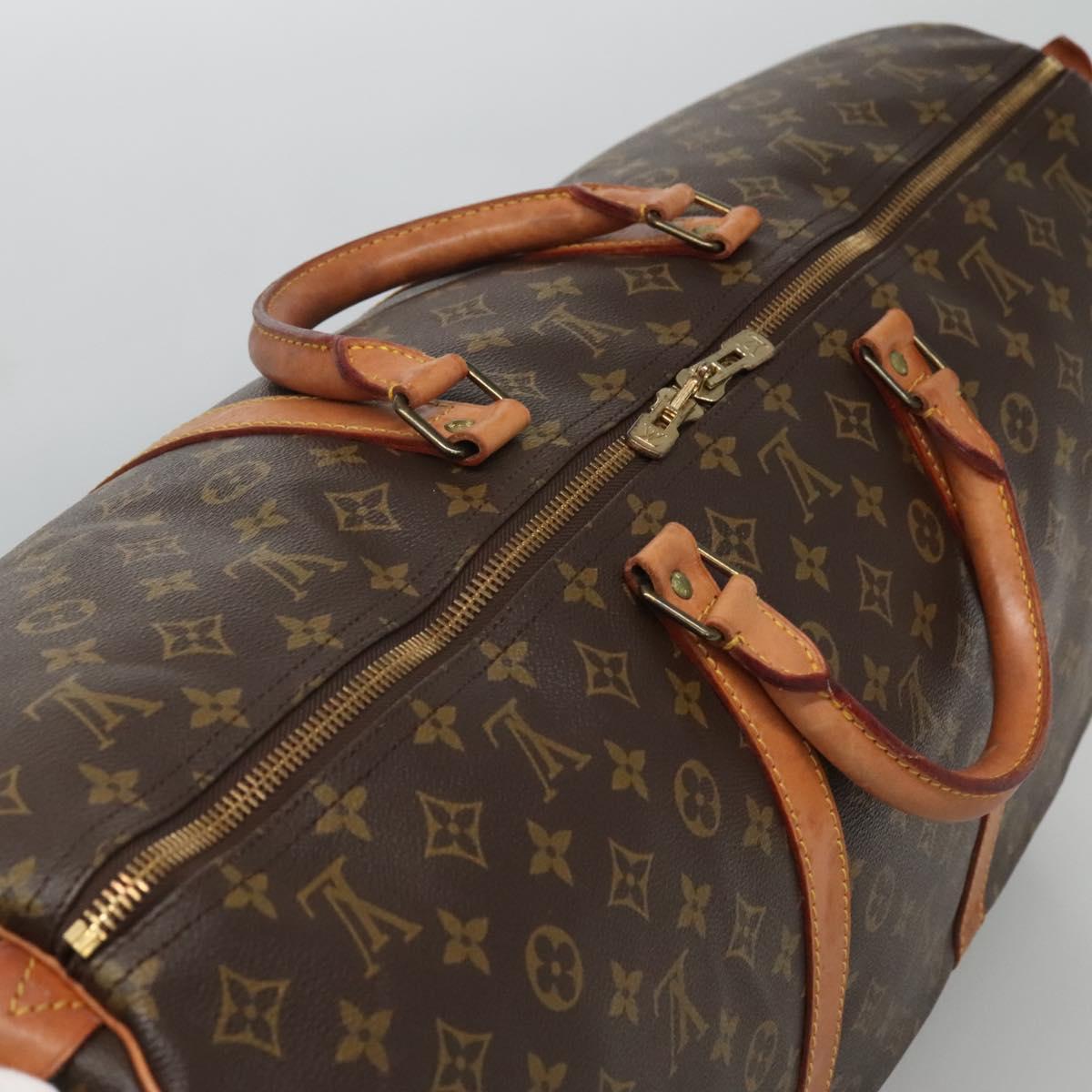 Louis Vuitton Keepall 60 Black Canvas Travel Bag (Pre-Owned)