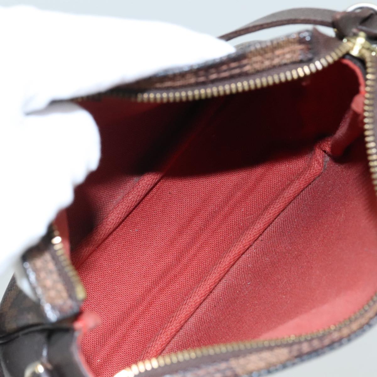 Louis Vuitton Trousse Makeup Brown Canvas Clutch Bag (Pre-Owned)