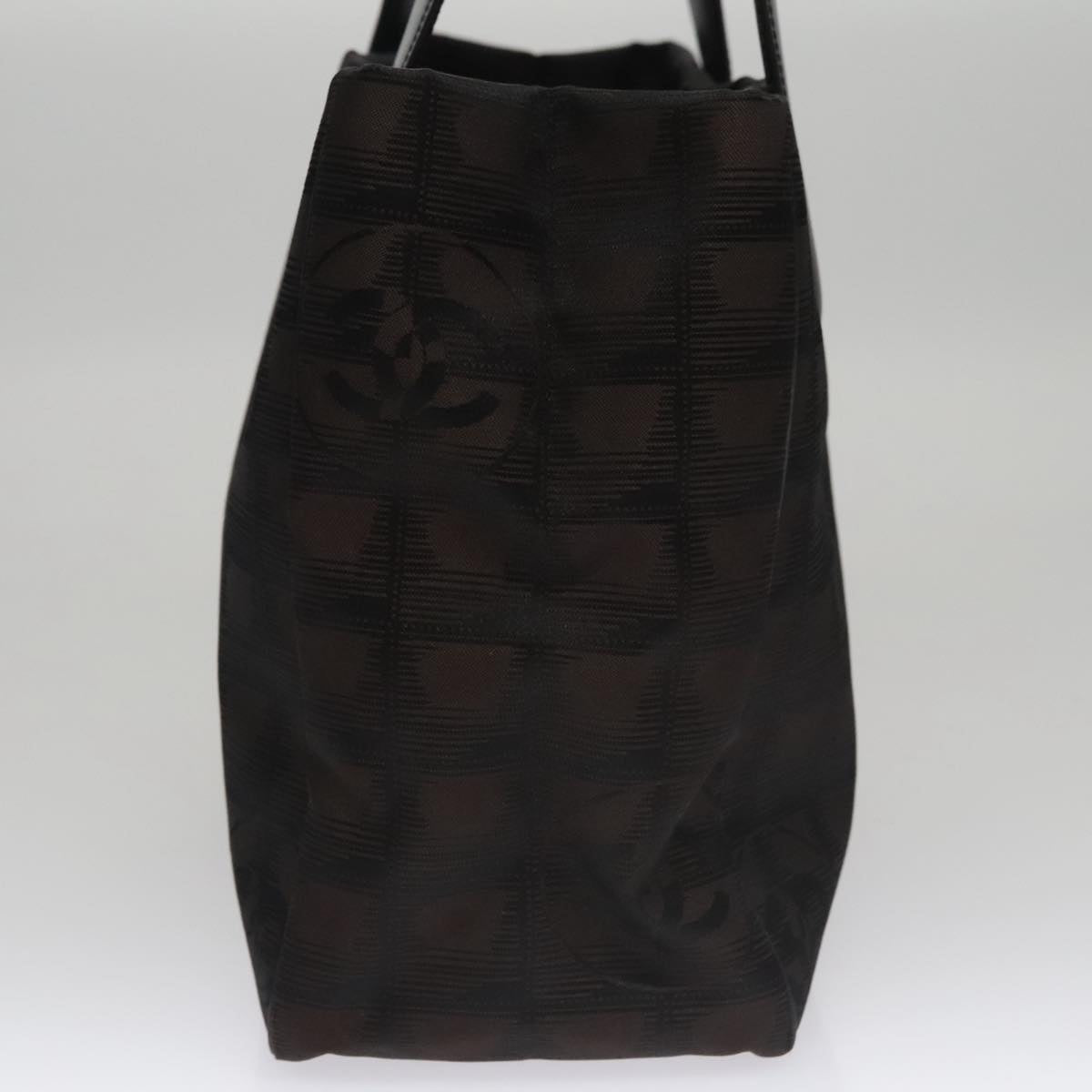 Chanel Travel Line Brown Synthetic Tote Bag (Pre-Owned)