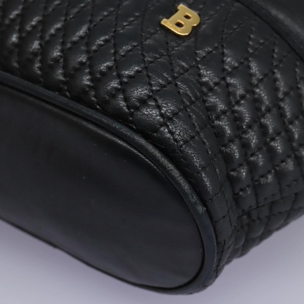 Bally Black Leather Handbag (Pre-Owned)