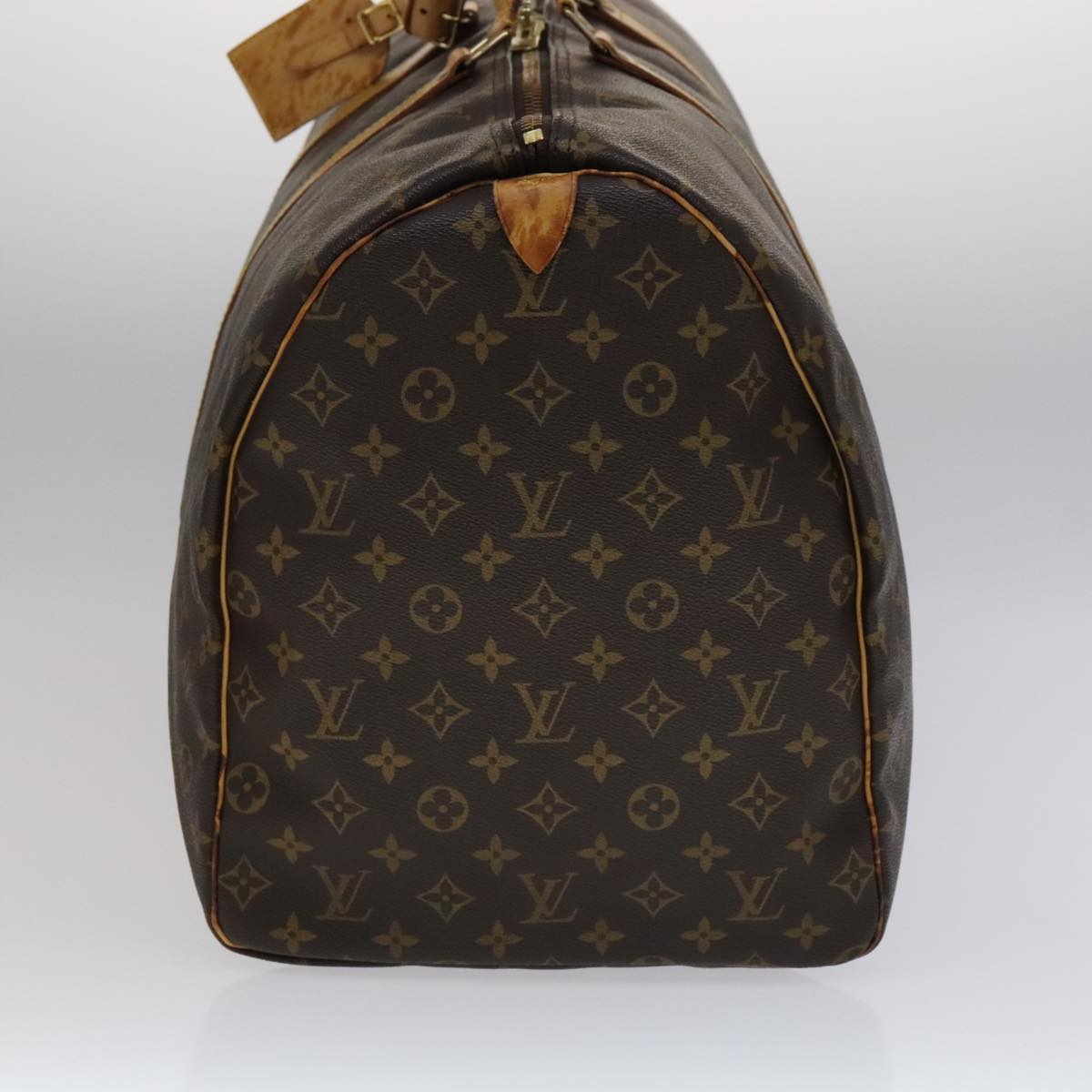 Louis Vuitton Keepall 60 Brown Canvas Travel Bag (Pre-Owned)
