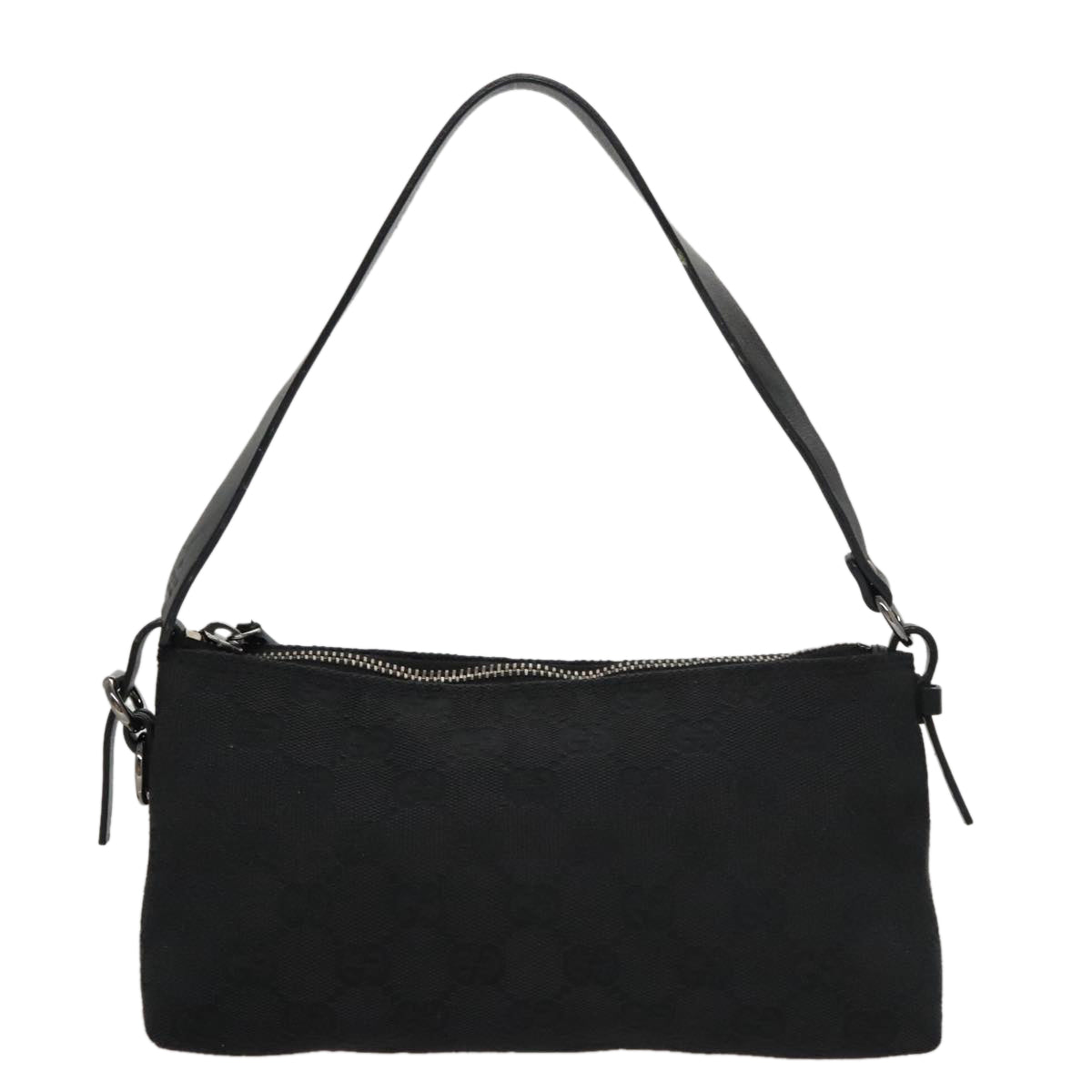 Gucci Gg Canvas Black Canvas Clutch Bag (Pre-Owned)