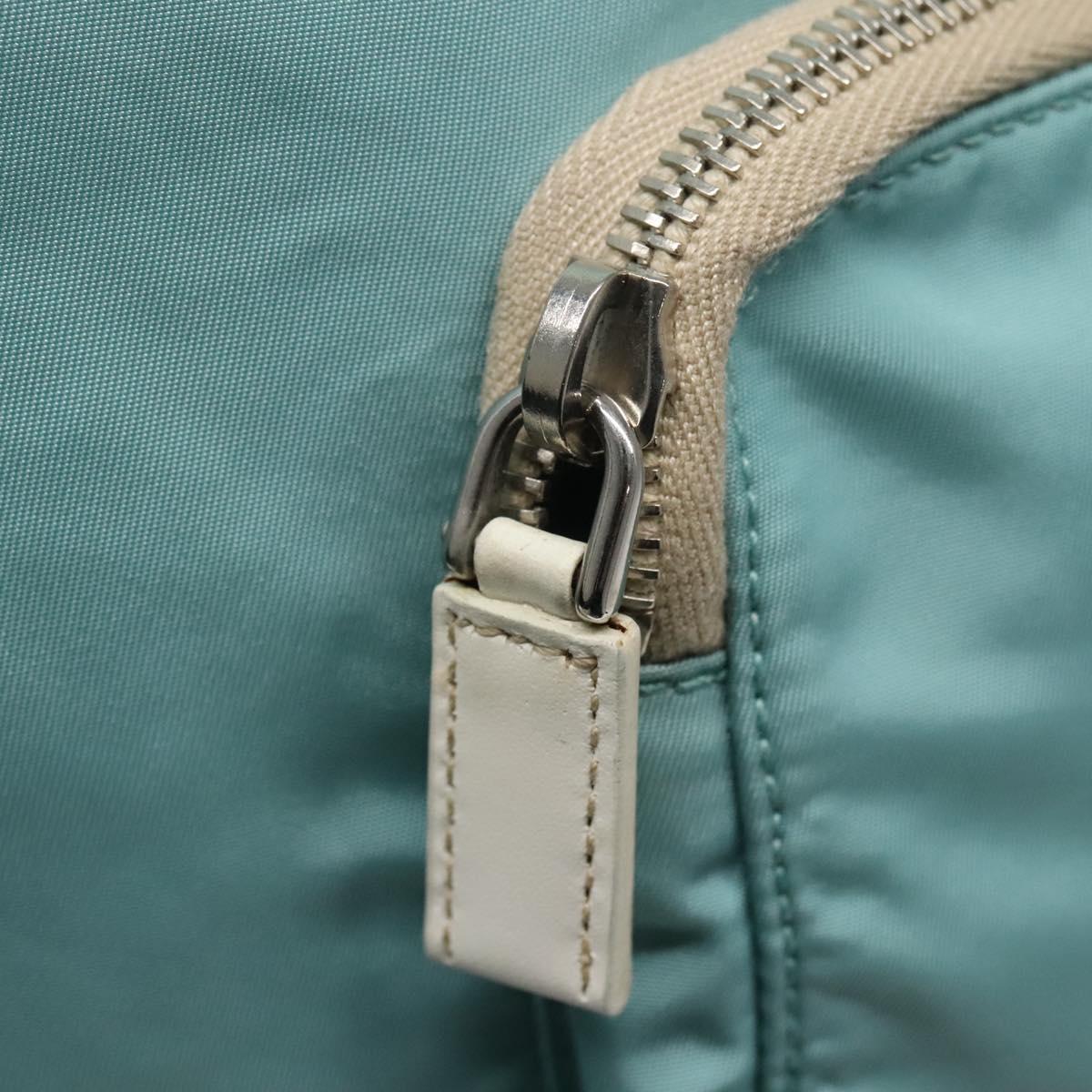 Prada Re-Nylon Blue Canvas Backpack Bag (Pre-Owned)
